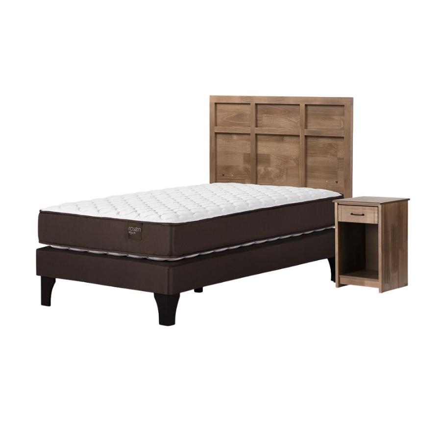 Cama Europea Rosen Ergo T New 1 Pl 90x200 Cm Muebles-robin