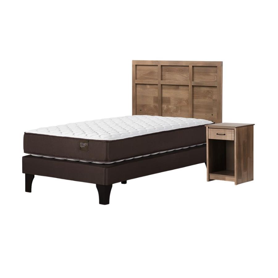 Cama Europea Rosen Ergo T New 1,5 Plazas Muebles-robin