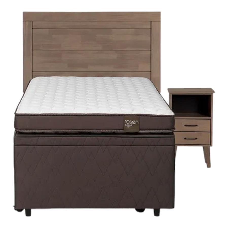 Bed Boxet Rosen Ergo T New 1,5 Plazas + Muebles Sicilia