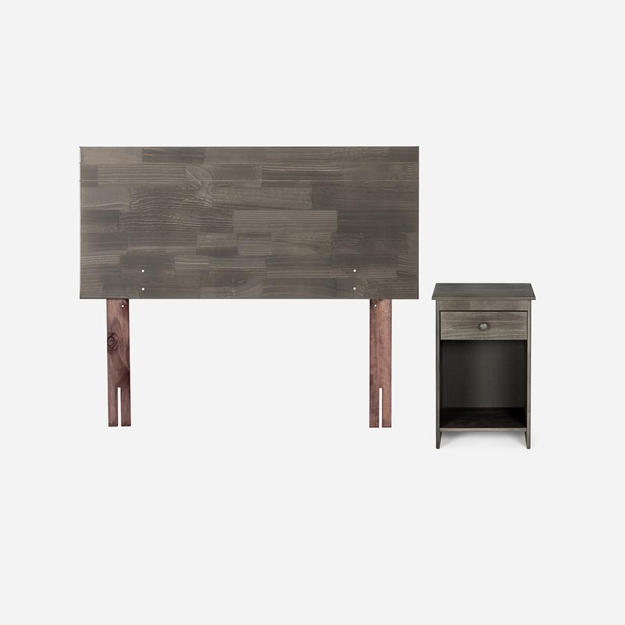 Boxet 1 Plaza 90X200 Rosen Ergo T New Muebles Tabor Grafito
