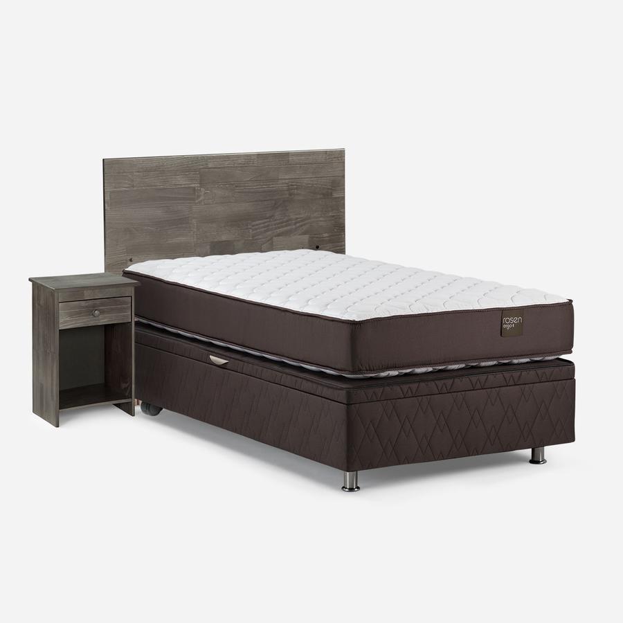 Boxet 1 Plaza 90X200 Rosen Ergo T New Muebles Tabor Grafito