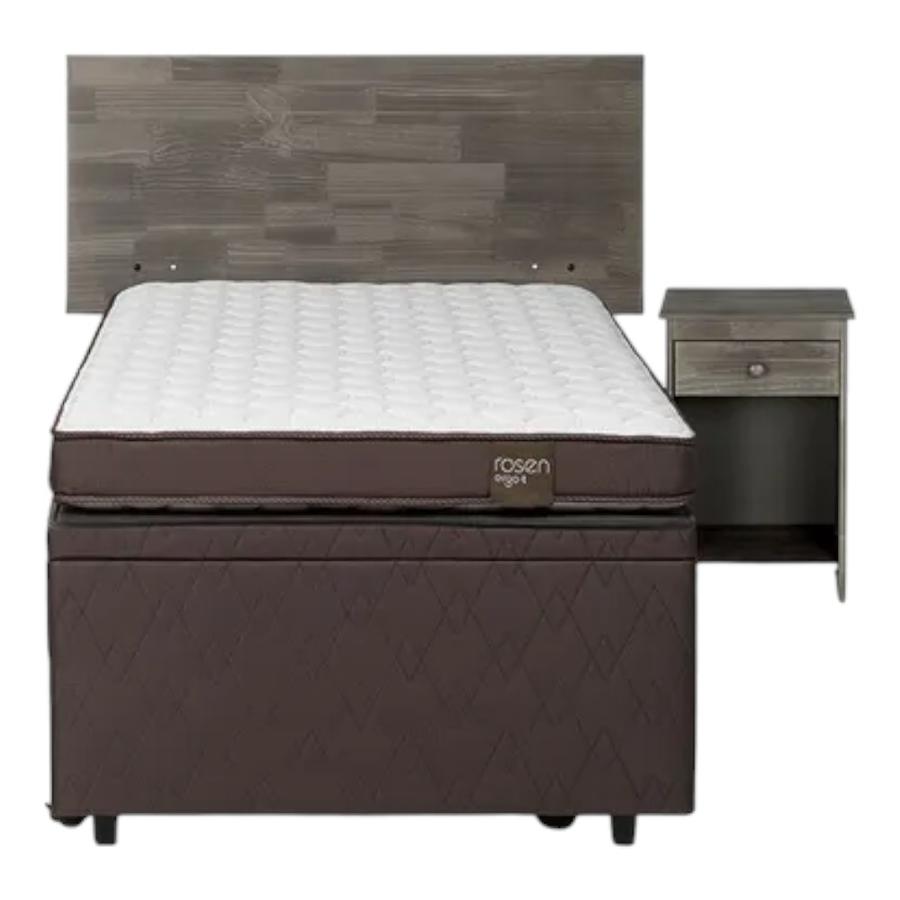 Bed Boxet Rosen Ergo T New 1,5 Plazas + Muebles Tabor