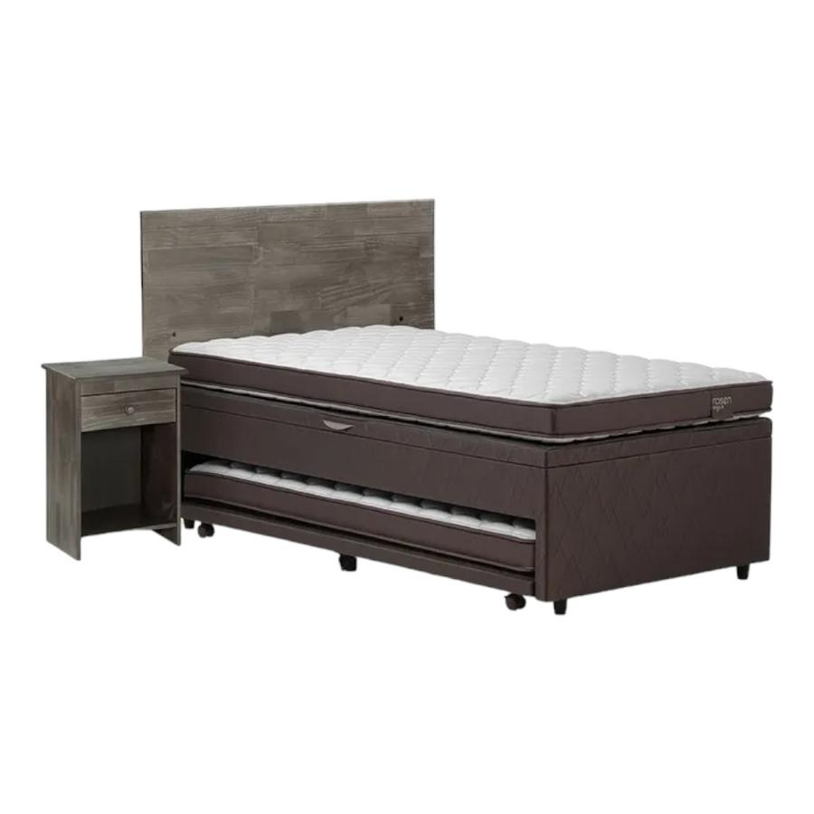 Bed Boxet Rosen Ergo T New 1,5 Plazas + Muebles Tabor