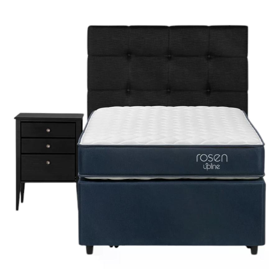 Divan Cama UPlazasine 1.05X2.00 Issey Grafito