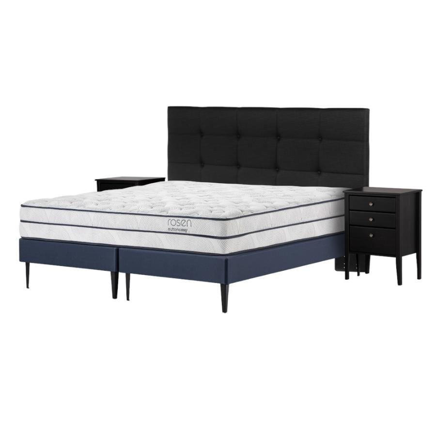 Cama Rosen Autonomy Sky 2 Plazas Base Dividida Mueble Issey