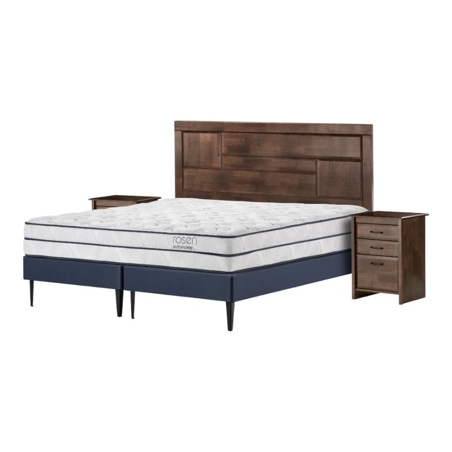 Cama Europea Rosen Autonomy King 180x200  Con Muebles Dolce
