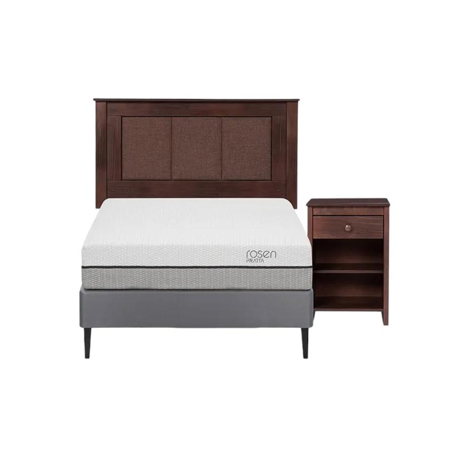 Cama Europea Pratta Rosen 1.5 Plazas 1.05X2.00 Rachel