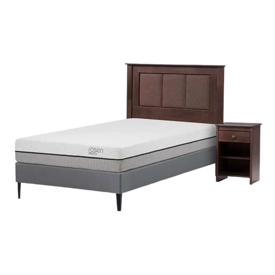 Cama Europea Pratta Rosen 1.5 Plazas 1.05X2.00 Rachel