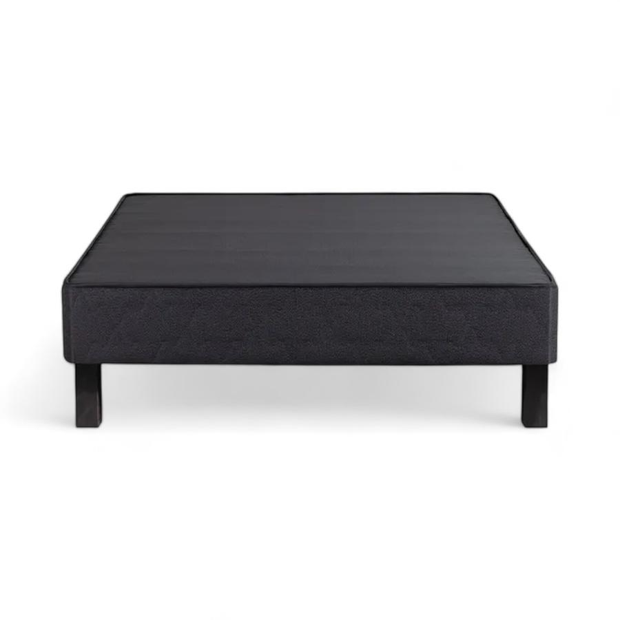 Base Cama Completa 2 Plazas Rosen 1.50x1.90M Negro Grafito