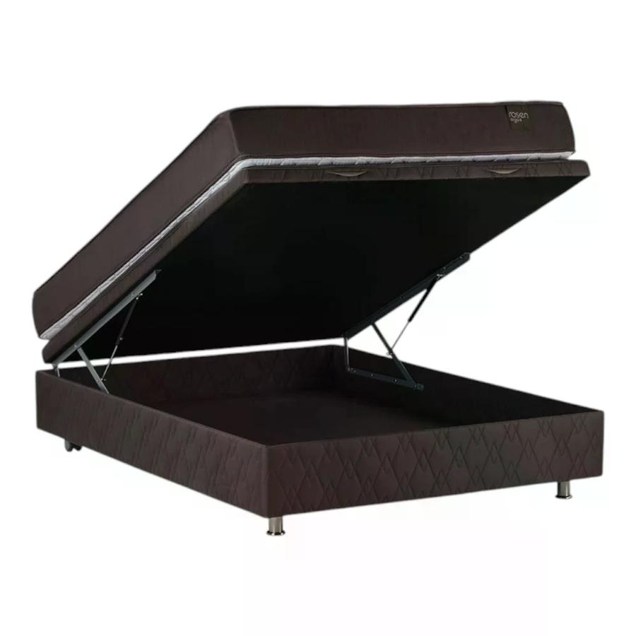 Cama Rosen Boxet Ergo T New 2 Plazas con Respaldo