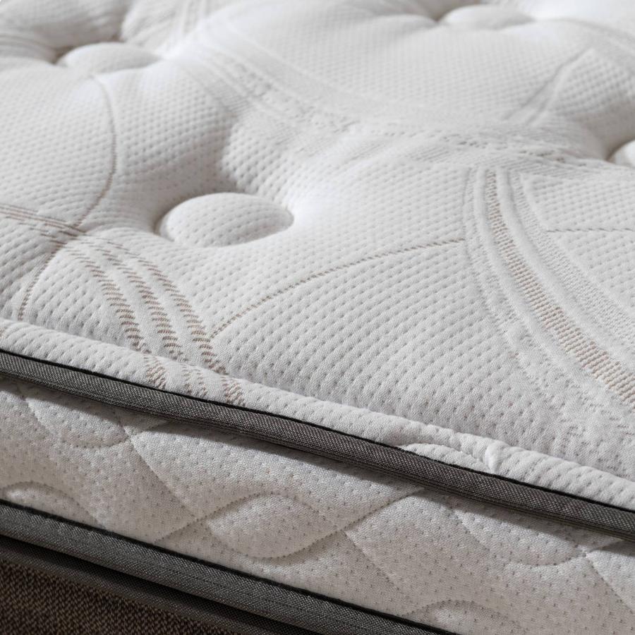Cama New Style 6 1,5 Plazas Rosen + Respaldo Café