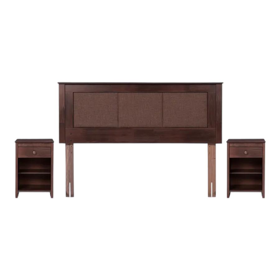 Cama Europea Rosen Indie 2pl 150x200  Con Muebles Rachel