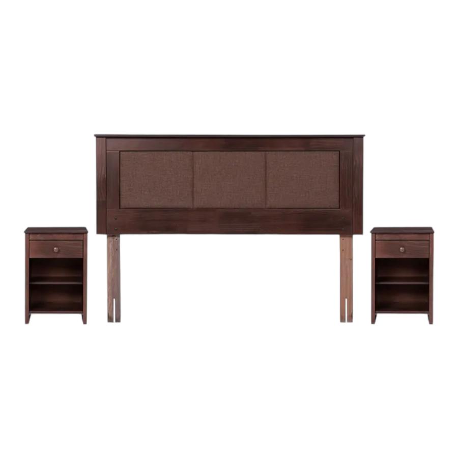 Cama Europea Rosen Indie 2pl 150x200  Con Muebles Rachel