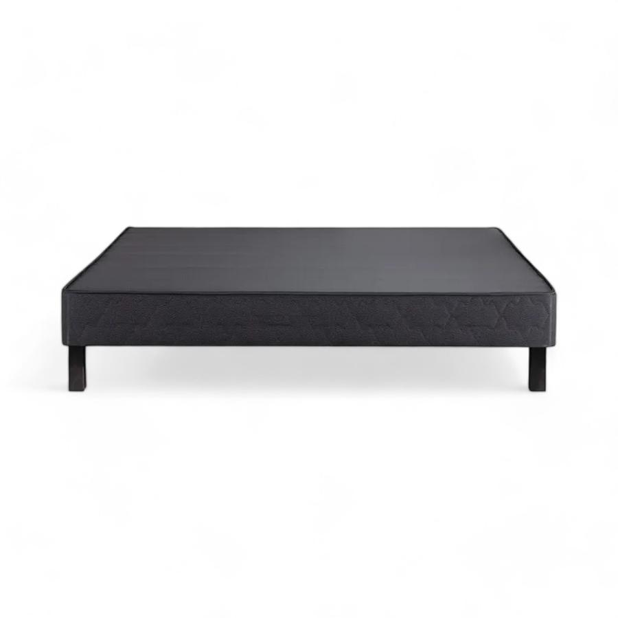 Base Cama Completa 1 Plaza Rosen 0.9x1.90M Negro Grafito