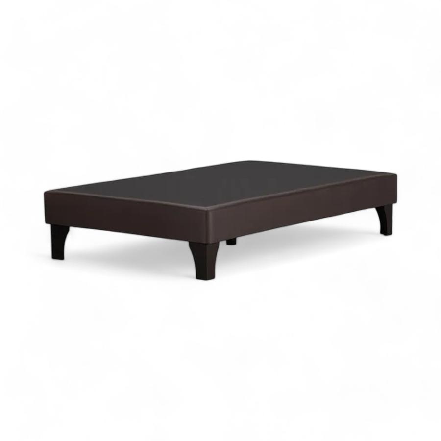 Base Cama Completa 1 Plaza Rosen 0.9x2.00M Café Moro