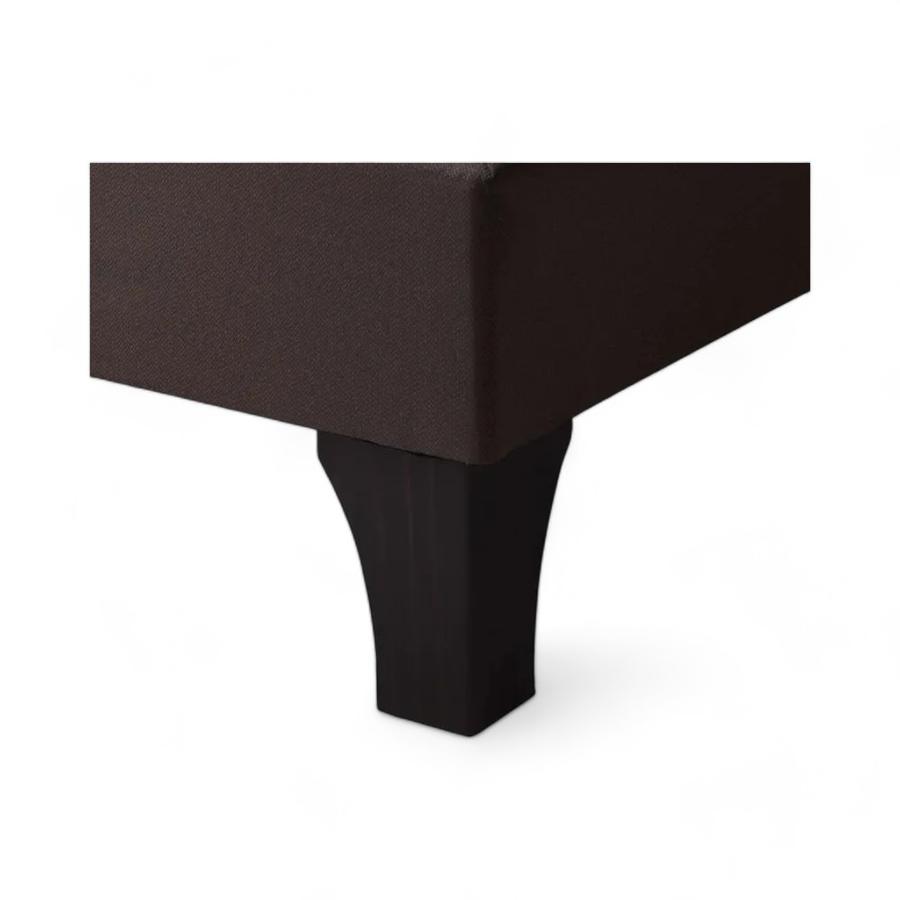 Base Cama Dividida 2 Plazas Rosen 1.50x2.00M Café Moro
