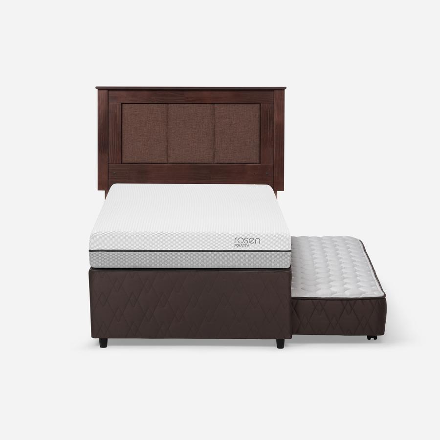 Divan 1.5 Plazas 105X200 Rosen Pratta Respaldo Rachel