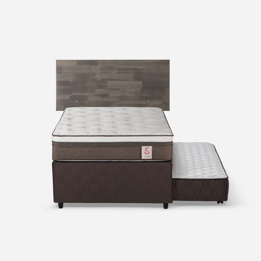 Divan 1.5 Plazas Rosen New Style 6 Respaldo Tabor Gris