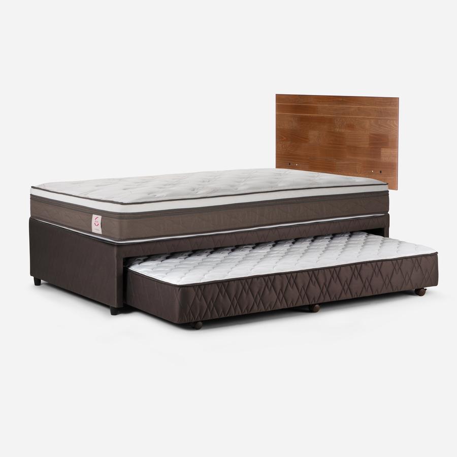 Divan 1.5 Plazas Rosen New Style 6 Respaldo Tabor Café