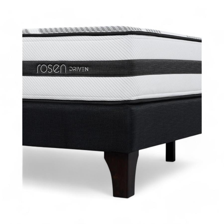 Cama Rosen Driven Super King + Respaldo Issey Negro