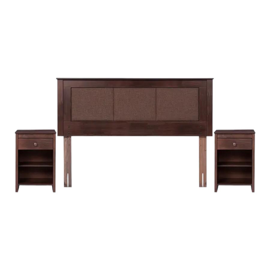 Cama Rosen New Style 4 Plus 2 Plazas + Respaldo y Velador