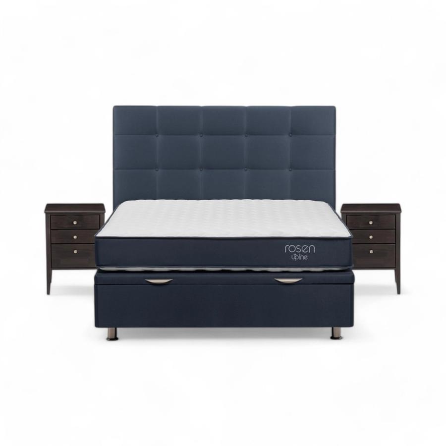 Boxet Rosen Upline 2 Plazas + Muebles Issey Azul