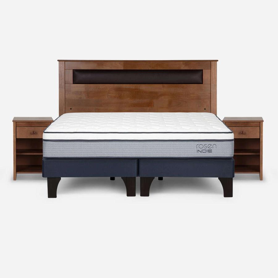 Cama Indie Pata Madera 1.80X2.00 Ferrara Rosen