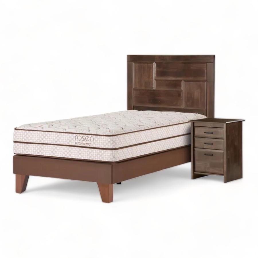 Cama Rosen Autonomy Land 1,5 Plazas 105X200Cm+ Muebles Dolce