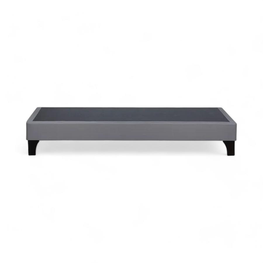 Base Cama Completa 1 Plaza Rosen 0.90x2.00M Gris