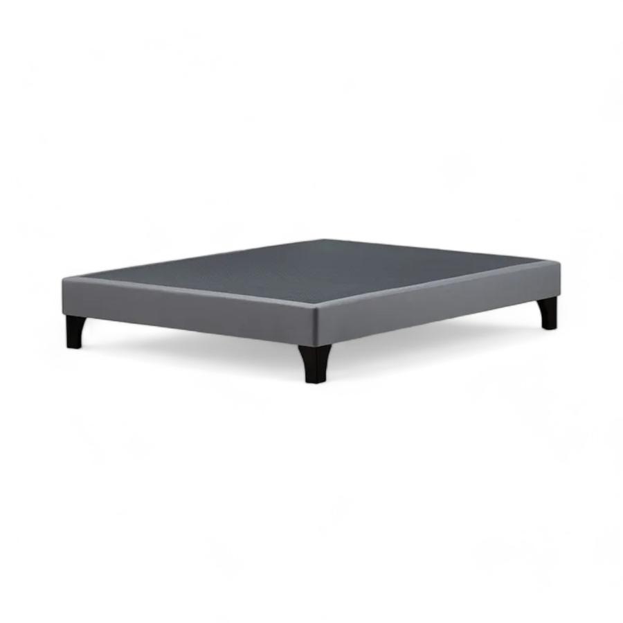 Base Cama Completa 2 Plazas Rosen 1.50x2.00M Gris
