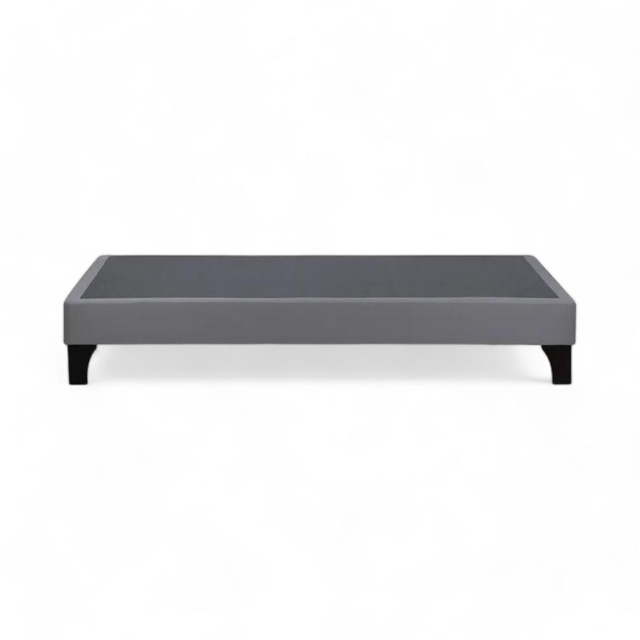 Base Cama Completa 2 Plazas Rosen 1.50x2.00M Gris