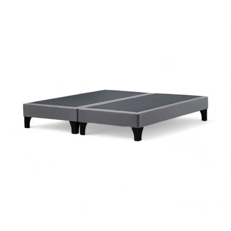 Base Cama Dividida 2 Plazas Rosen 1.50x2.00M Gris