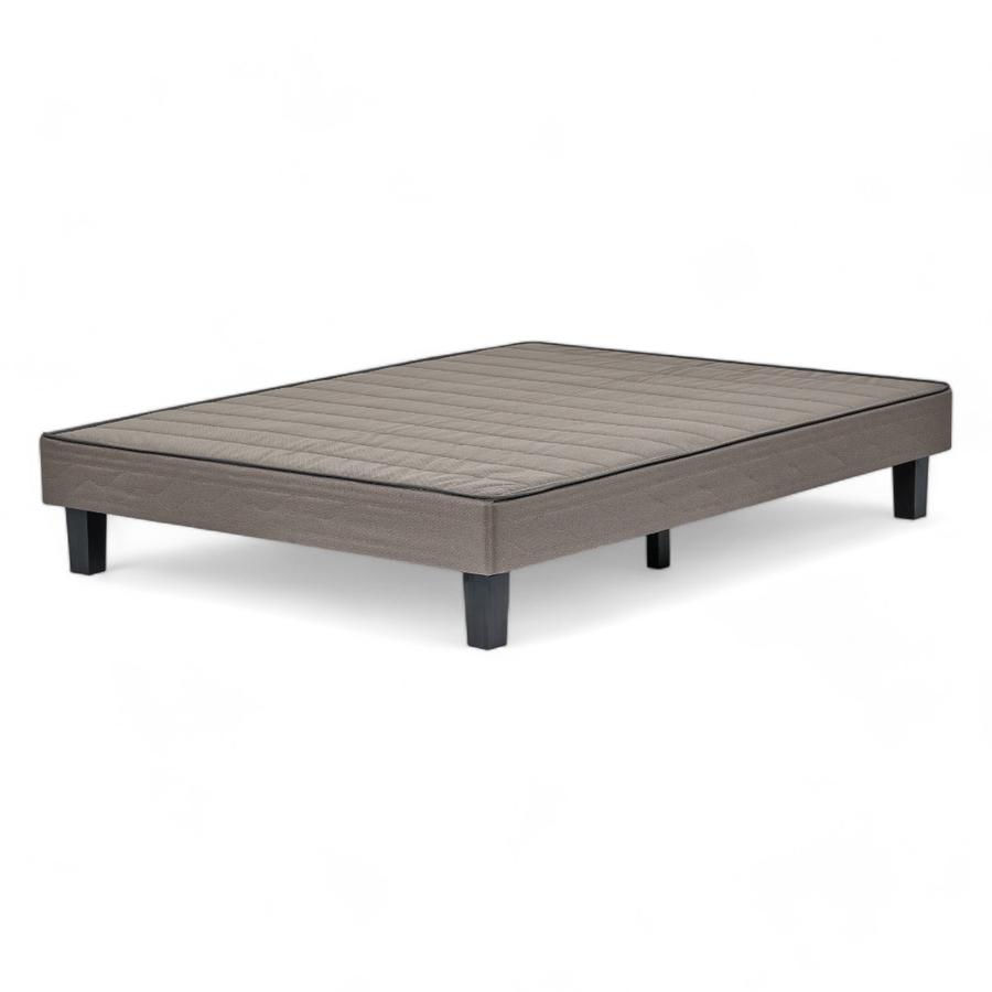 Base Cama Completa 2 Plazas Rosen 1.50X2.00 Vison