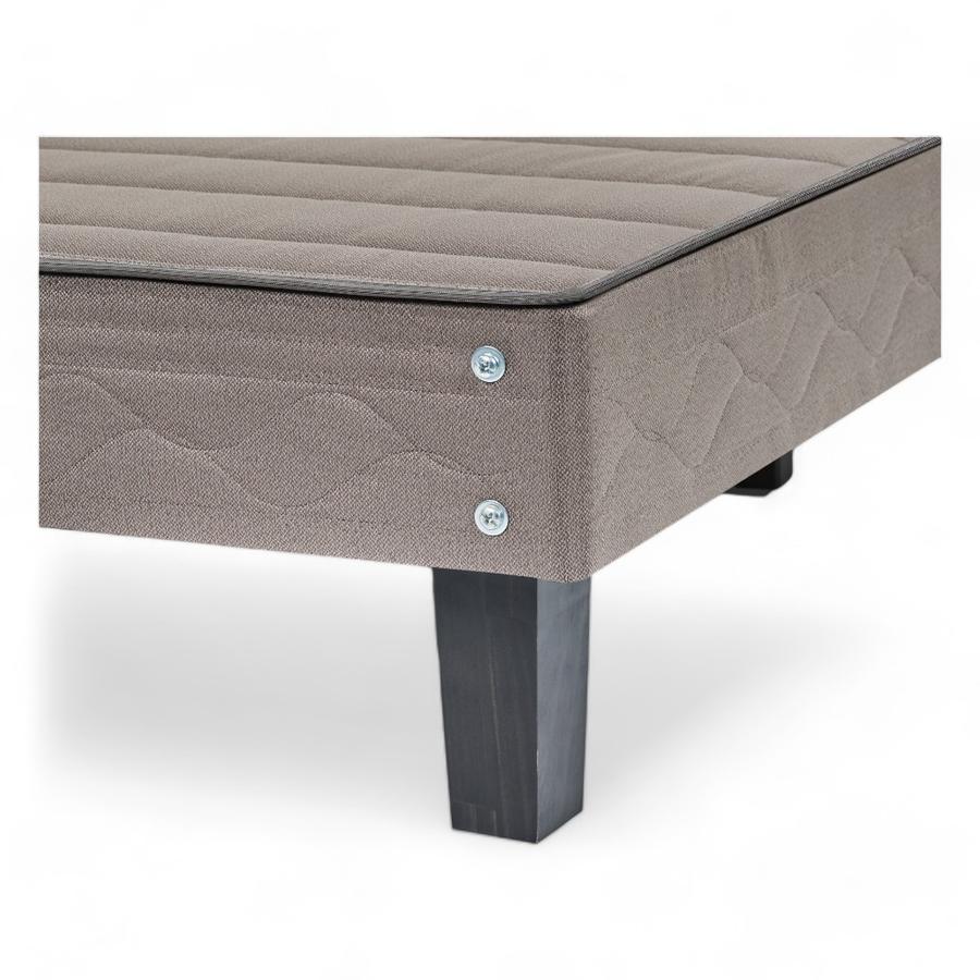 Base Cama Completa 2 Plazas Rosen 1.50X2.00 Vison