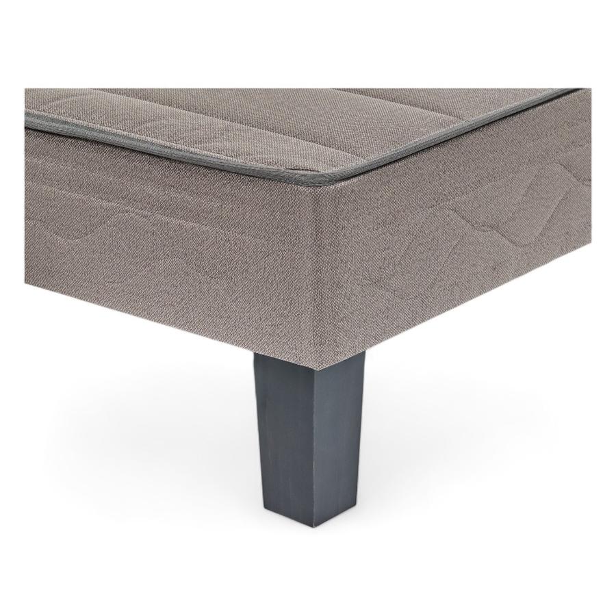 Base Cama Completa 2 Plazas Rosen 1.50X2.00 Vison