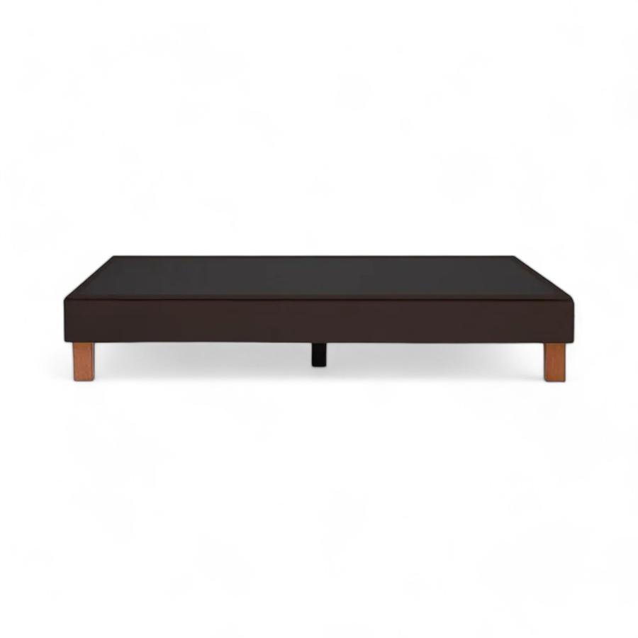 Base Cama Completa 1 Plaza Rosen 0.90X2.00M Café Chocolate