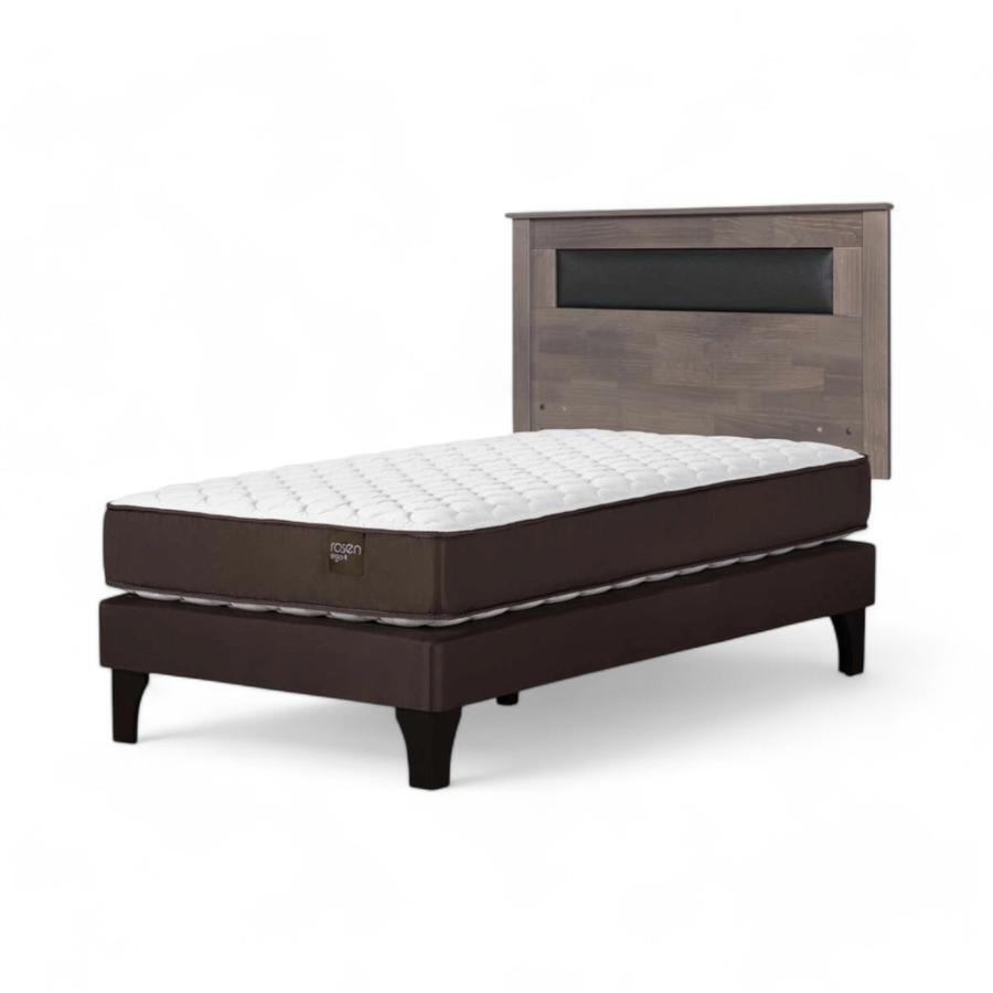 Cama Rosen Ergo T 1 Plaza + Respaldo Ferrara