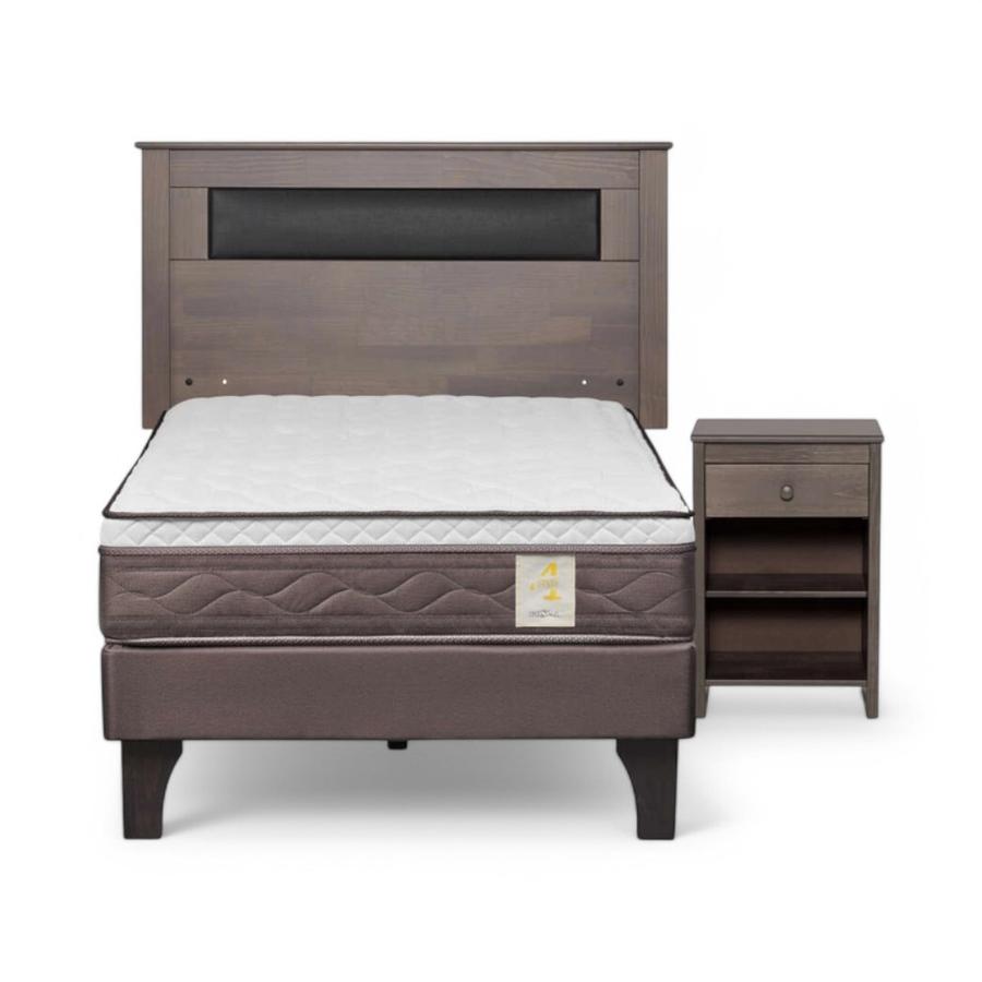 Cama Rosen New Style 4  Plus 1 Plaza + Muebles Ferrara