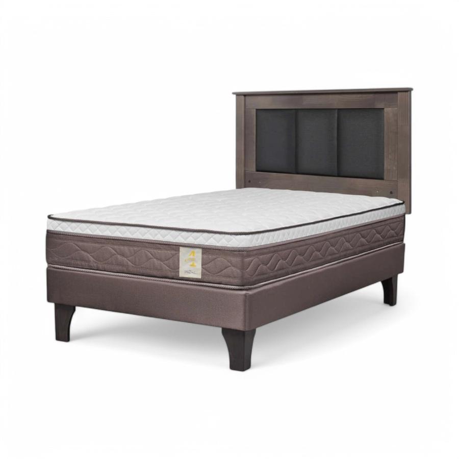 Cama Rosen NewStyle 4 Plus 1 Plaza + Respaldo Rachel