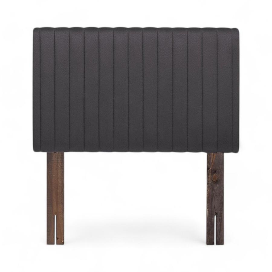 Cama Rosen Indie 1 Plaza + Respaldo Lucio Gris