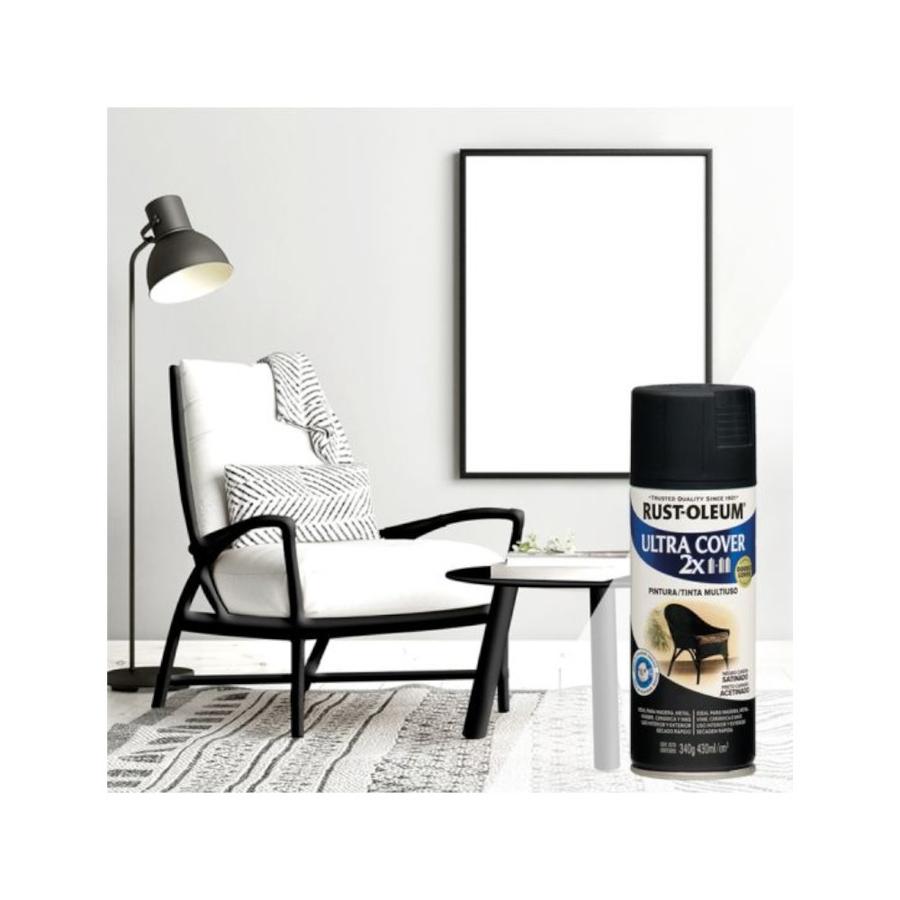 Pintura En Spray Negro Cañon Satinado 430ml Rust-Oleum