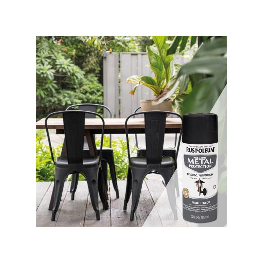 Spray Anticorrosivo Rust Oleum Metal Protection Negro Mate