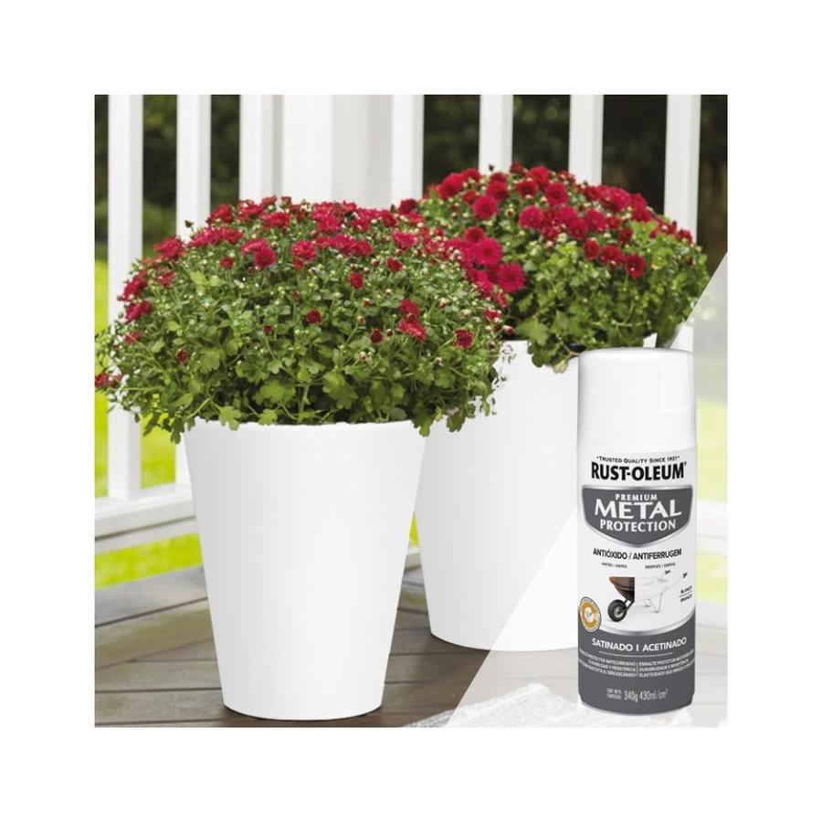 Spray Rust Oleum Metal Protection Blanco Satinado