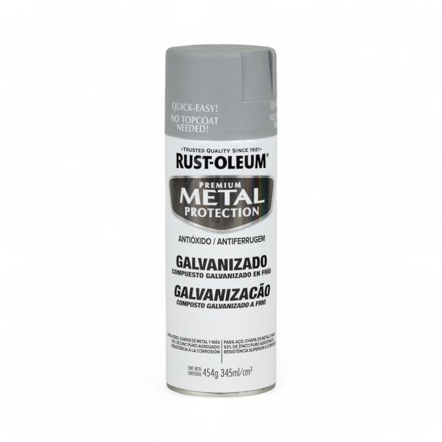 Spray Rust Oleum Metal Protection Galvanizado Gris Mate