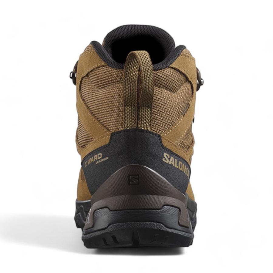 Botin Outdoor Cuero Hombre Salomon X Ward Leather GT Beige