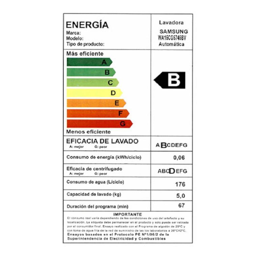 Lavadora Samsung Carga Superior 15Kg Eco Bubble Blanco