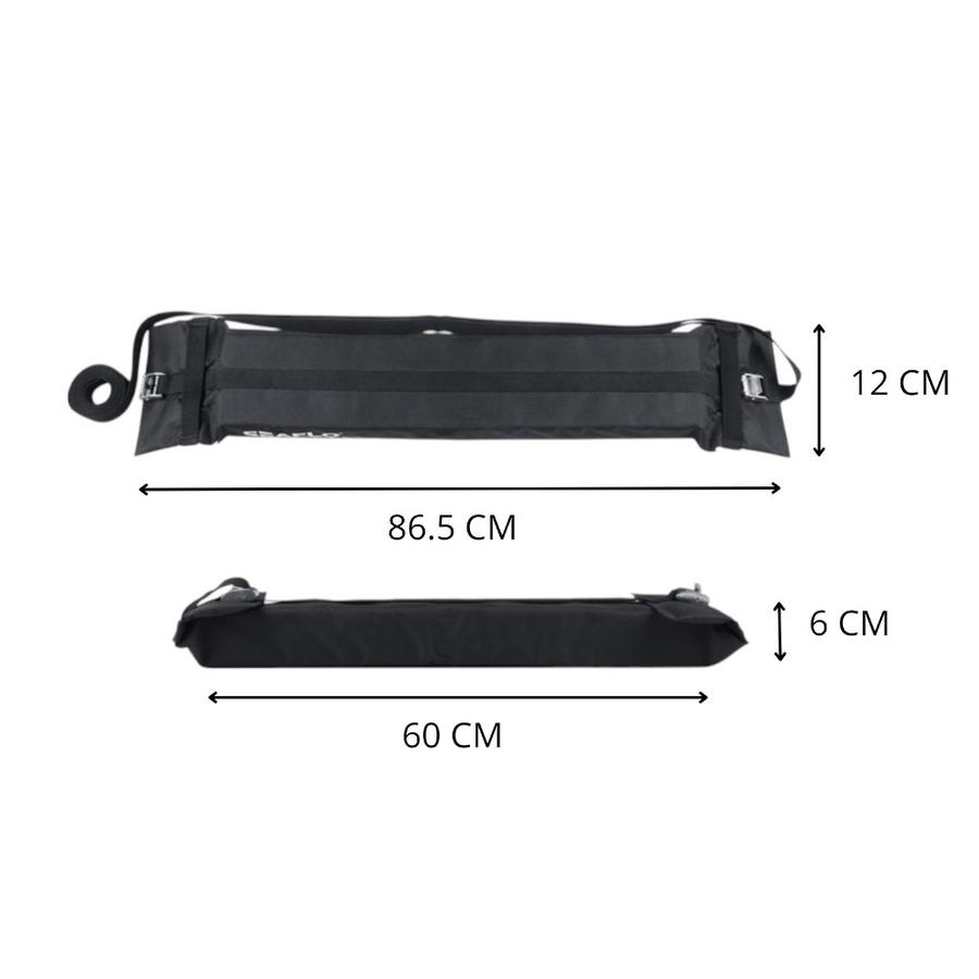 Porta Kayak Dimarine inflable Negro