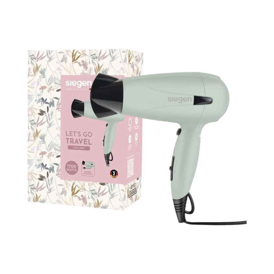 Secador de Pelo Siegen Lets Go Travel 1700W Menta