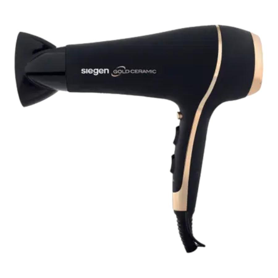 Secador De Pelo Siegen Gold Ceramic Negro