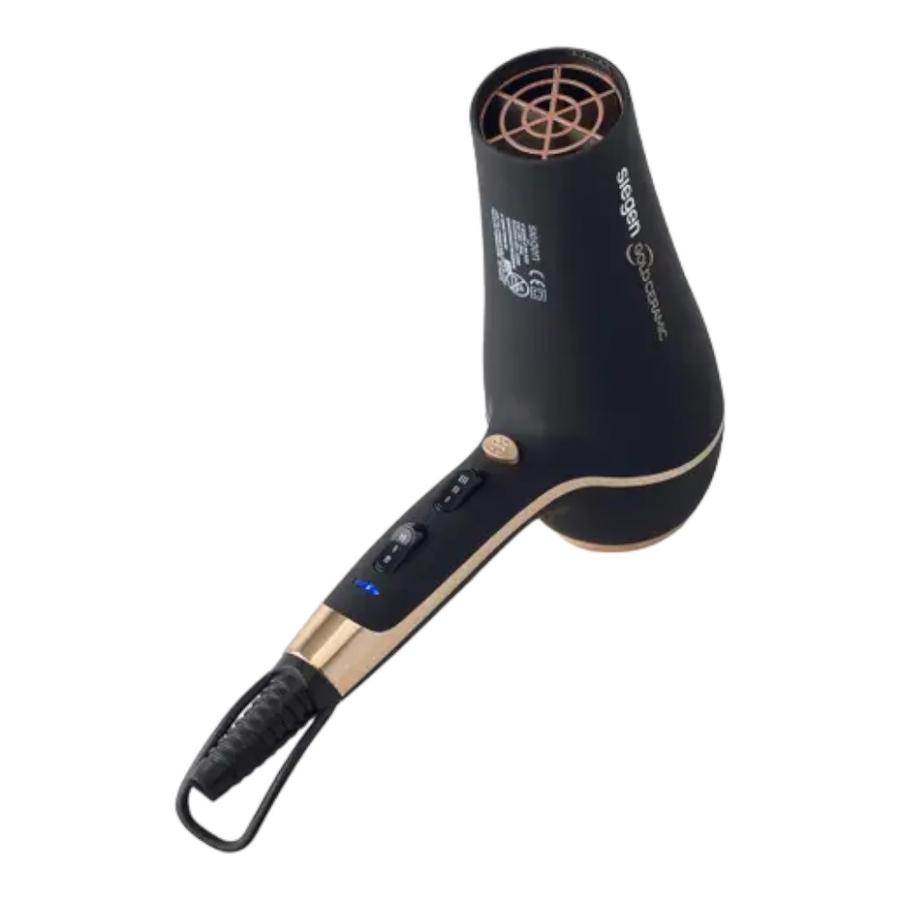 Secador De Pelo Siegen Gold Ceramic Negro